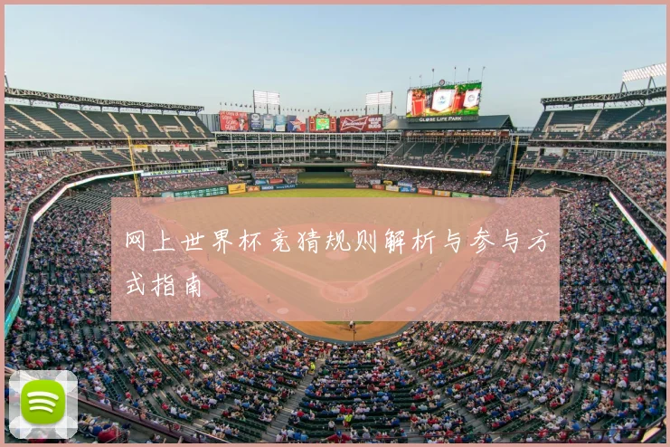 网上世界杯竞猜规则解析与参与方式指南